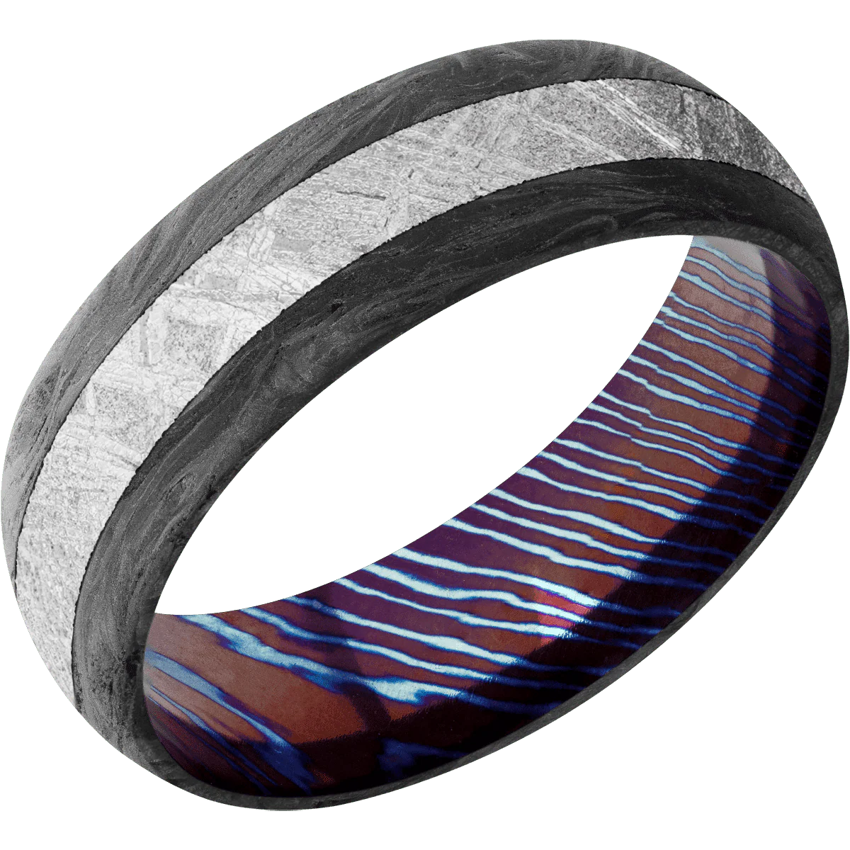 Forged Carbon Fiber + None Finish + Titanium Damascus - Image 2