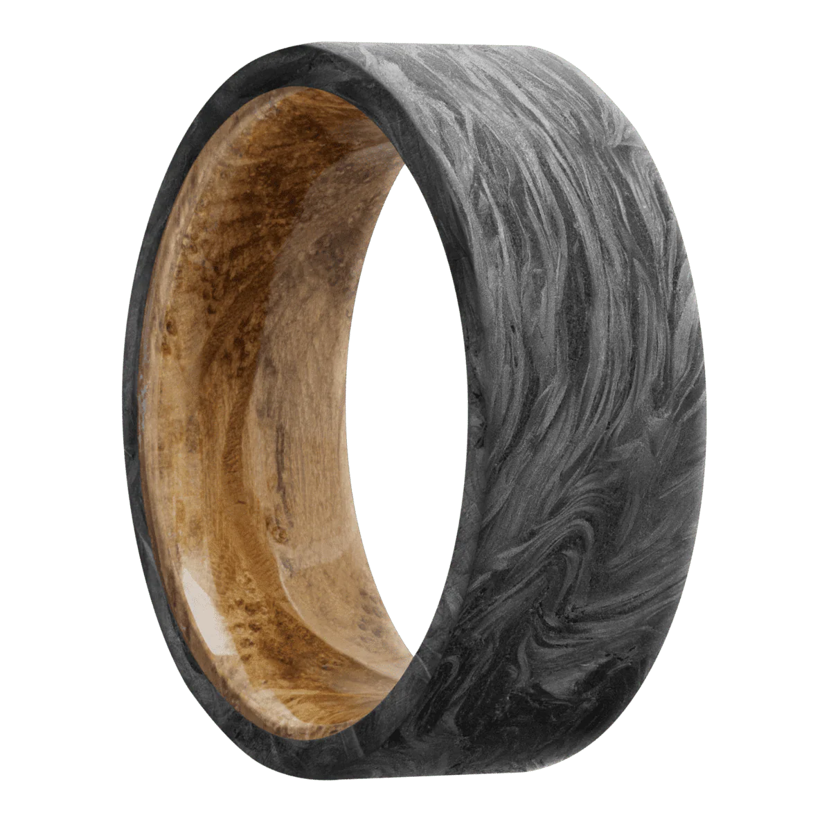 Forged Carbon Fiber + None Finish + Whiskey Barrel
