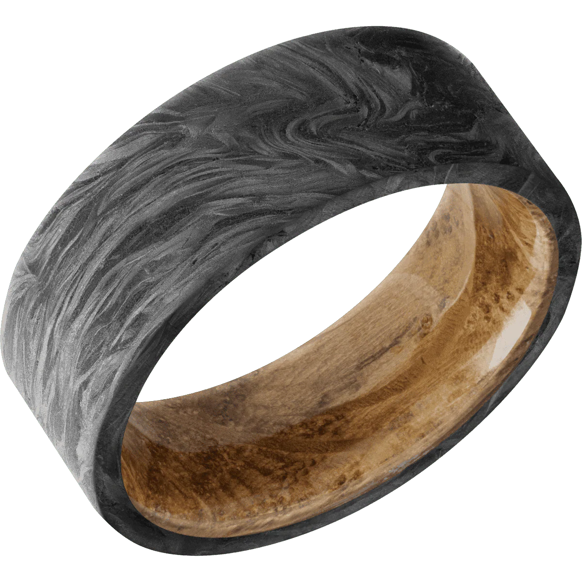 Forged Carbon Fiber + None Finish + Whiskey Barrel - Image 2