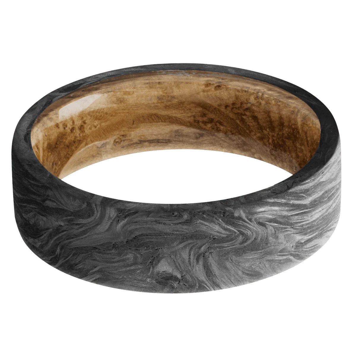 Forged Carbon Fiber + None Finish + Whiskey Barrel - Image 3