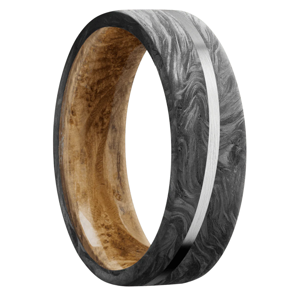 Forged Carbon Fiber + None Finish + Whiskey Barrel