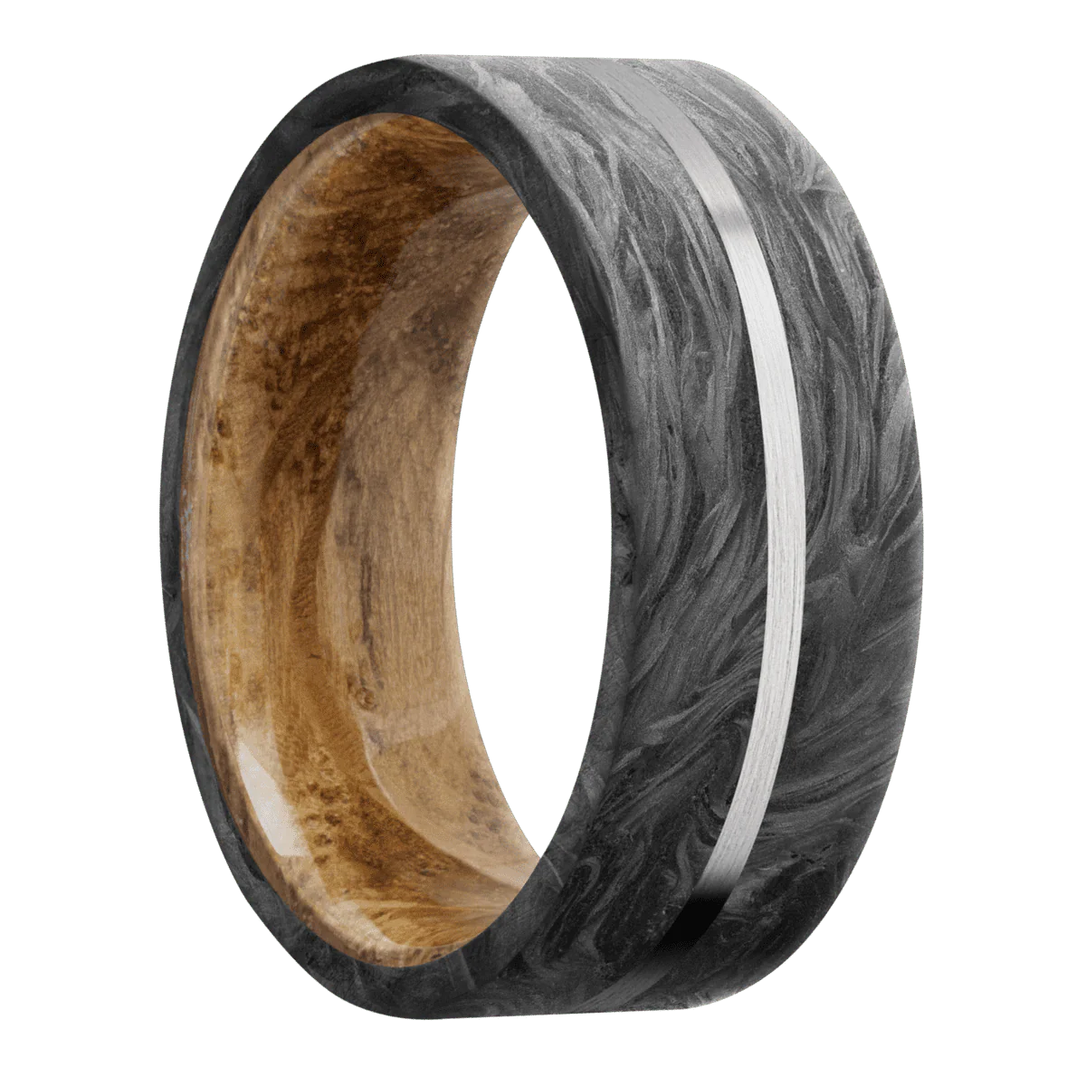 Forged Carbon Fiber + None Finish + Whiskey Barrel