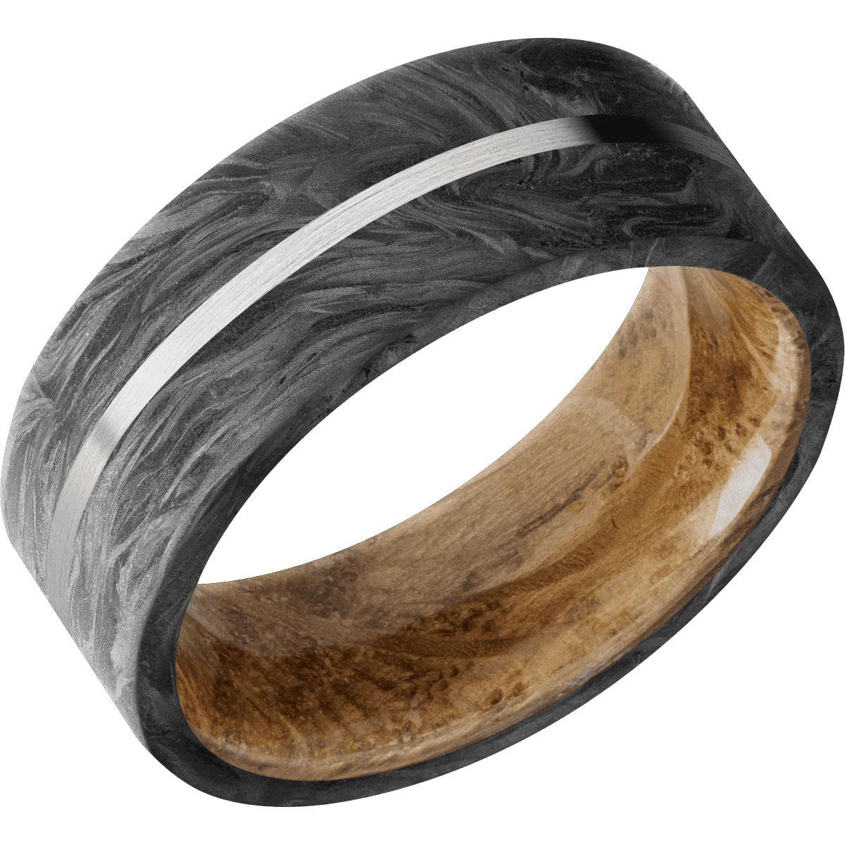 Forged Carbon Fiber + None Finish + Whiskey Barrel - Image 2