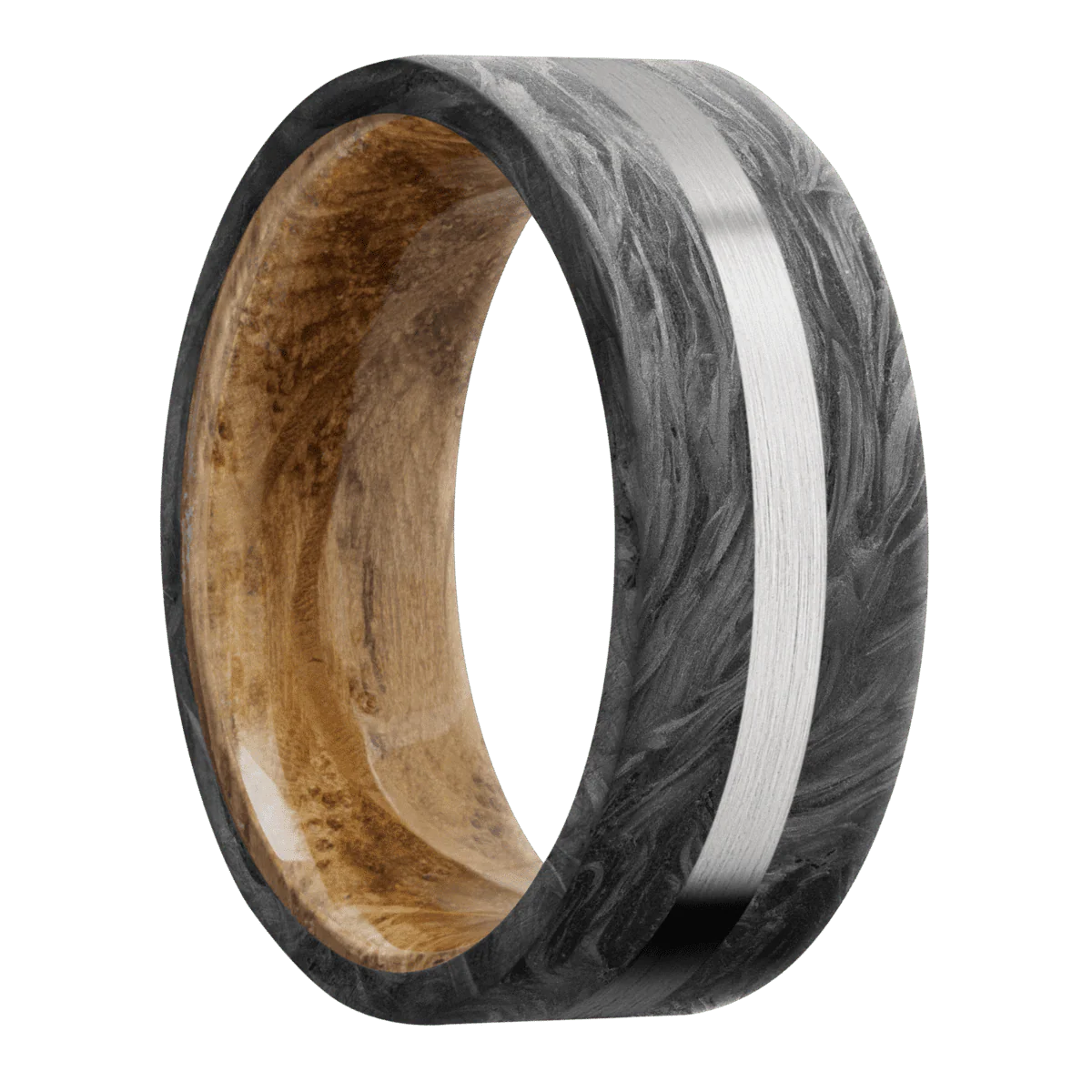 Forged Carbon Fiber + None Finish + Whiskey Barrel
