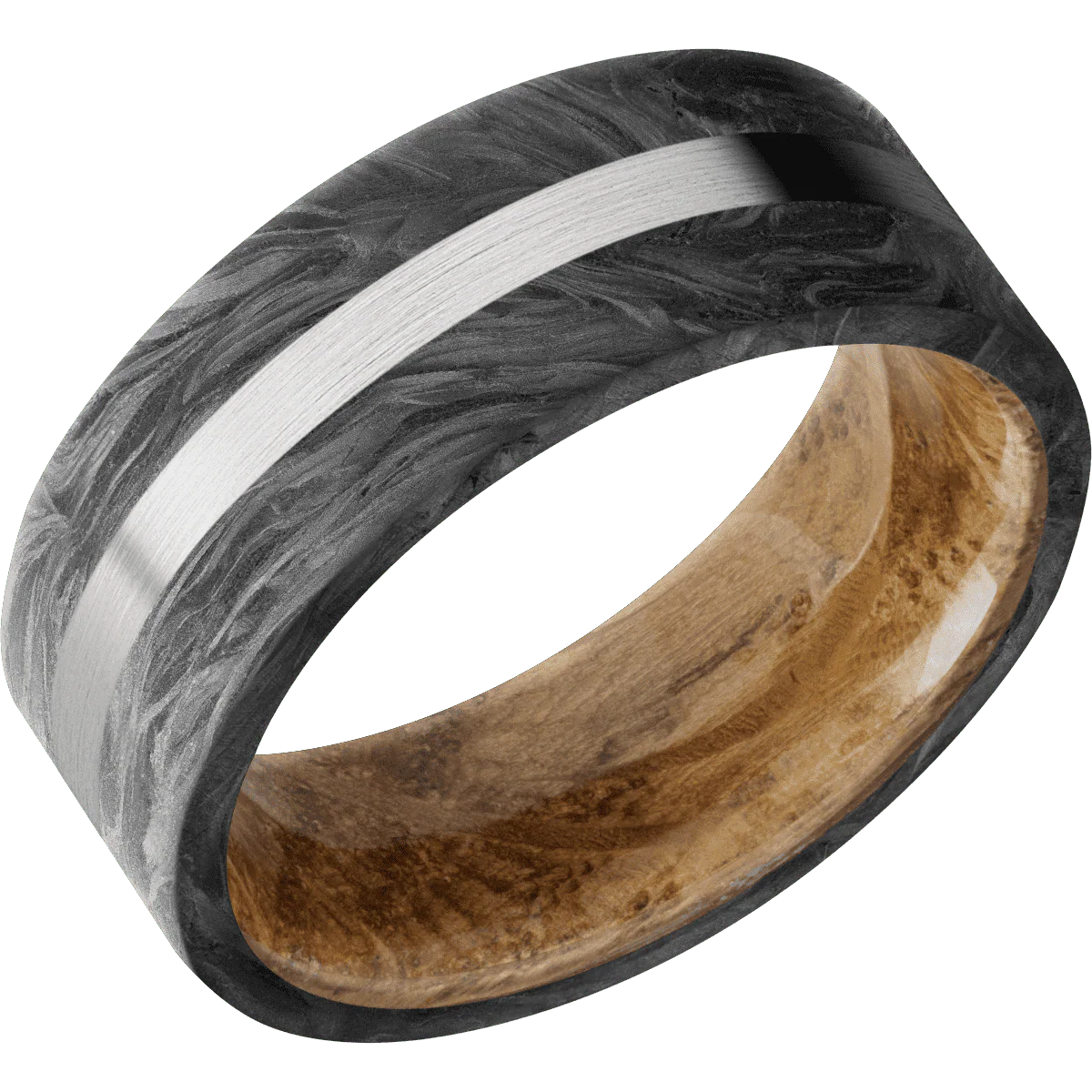 Forged Carbon Fiber + None Finish + Whiskey Barrel - Image 2