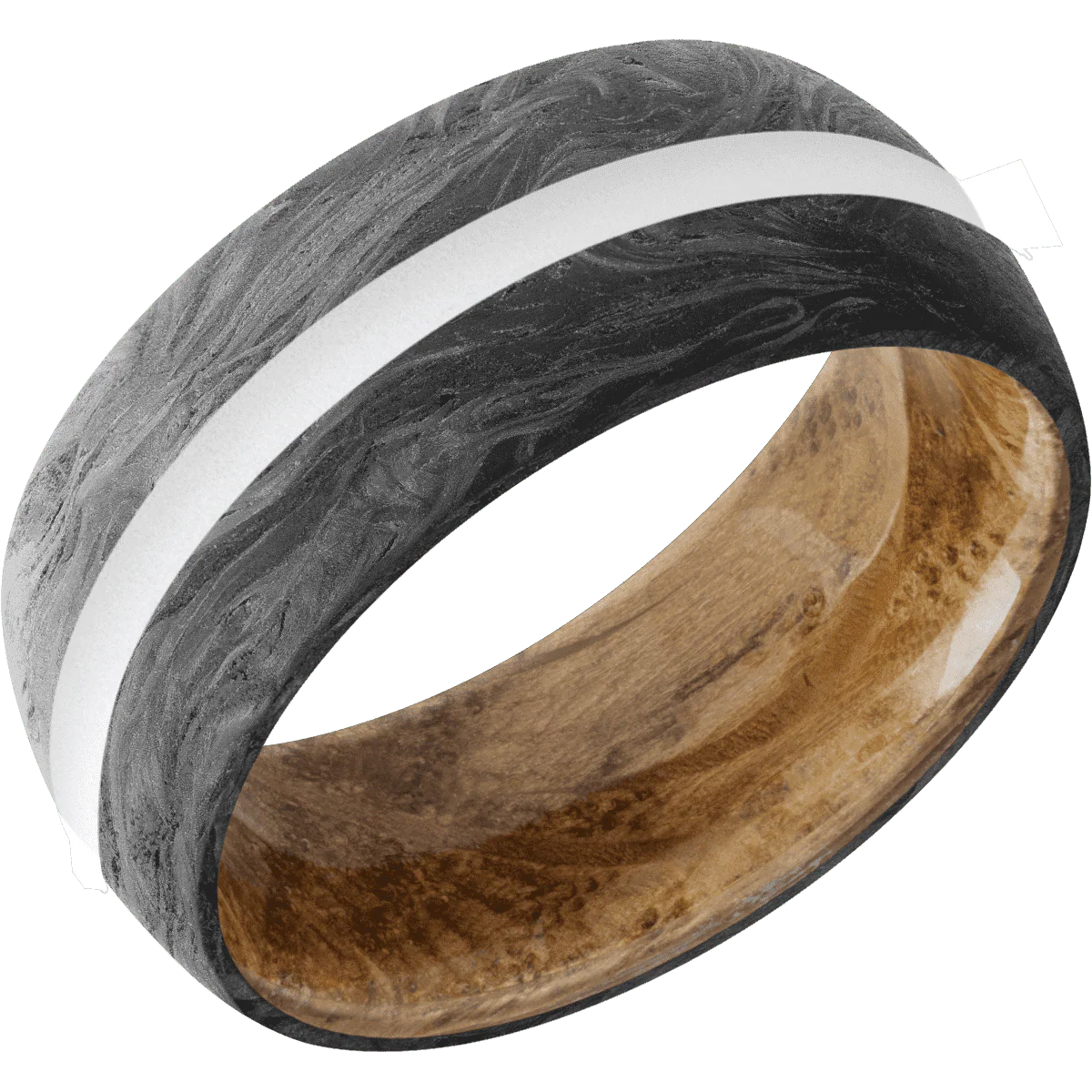 Forged Carbon Fiber + None Finish + Whiskey Barrel - Image 2
