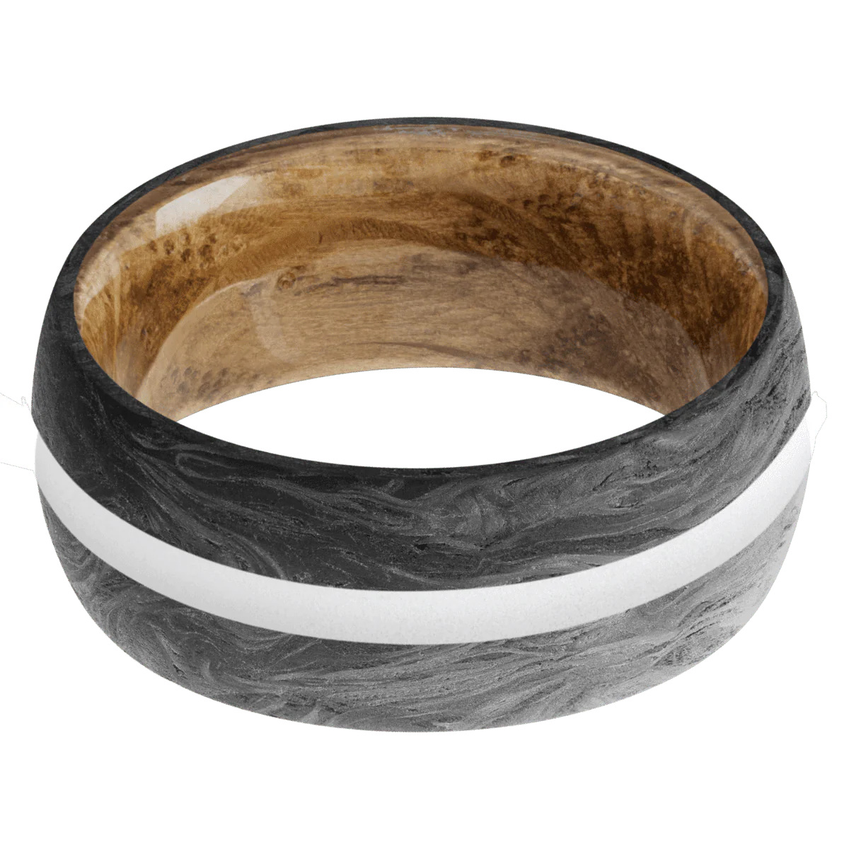 Forged Carbon Fiber + None Finish + Whiskey Barrel - Image 3