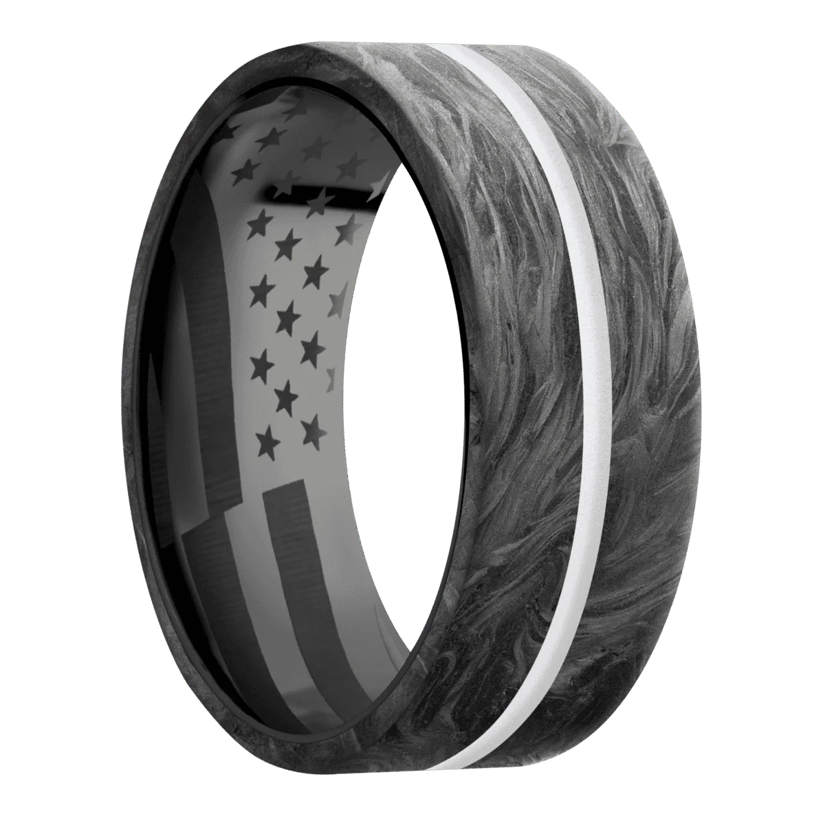 Forged Carbon Fiber + None Finish + Zirconium