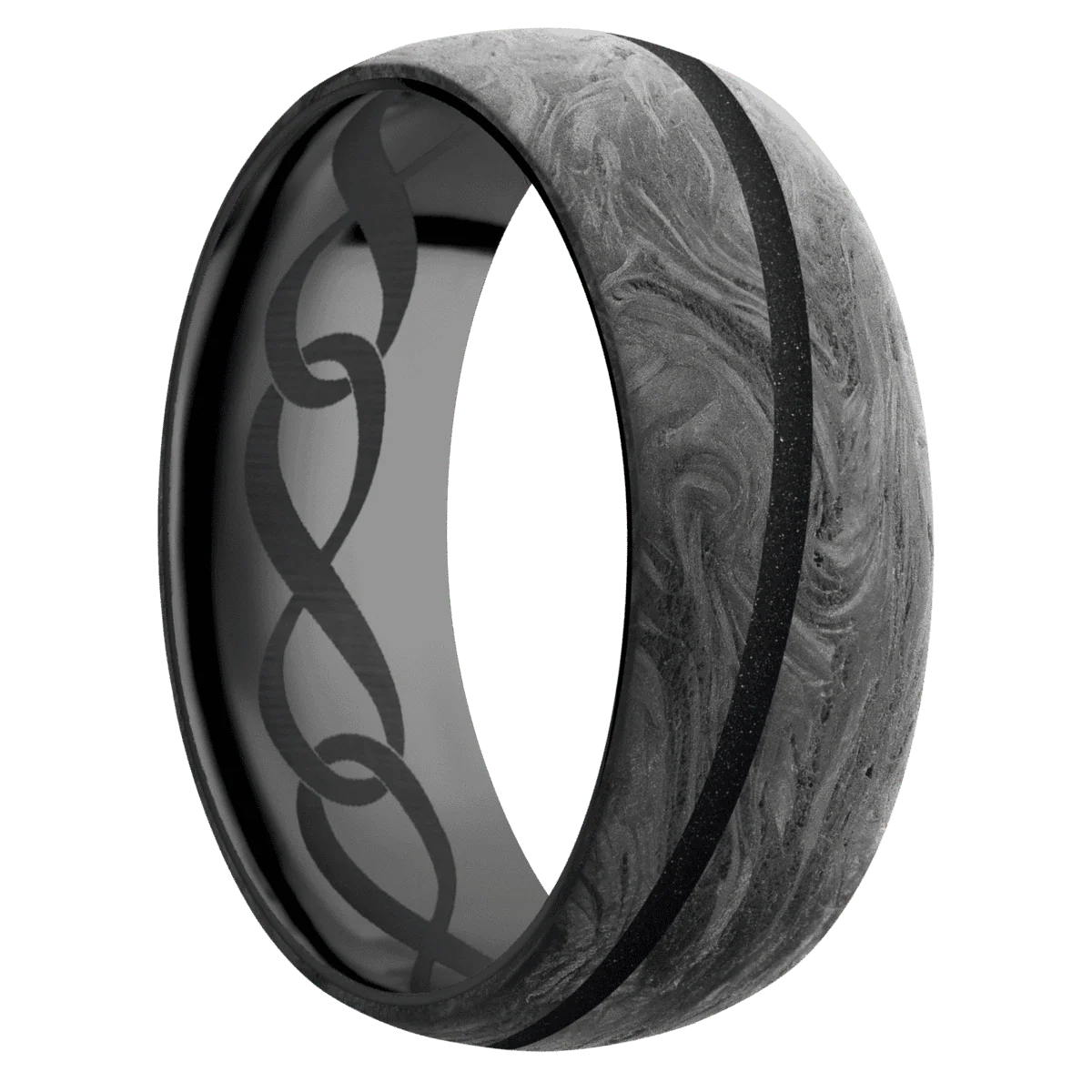 Forged Carbon Fiber + None Finish + Zirconium