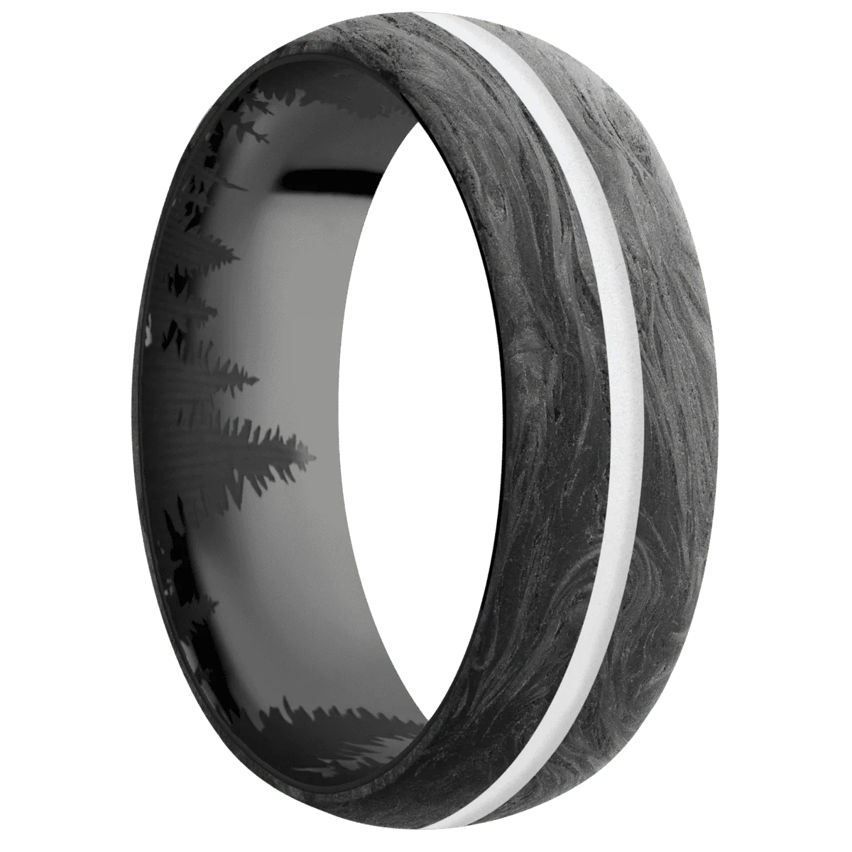 Forged Carbon Fiber + None Finish + Zirconium