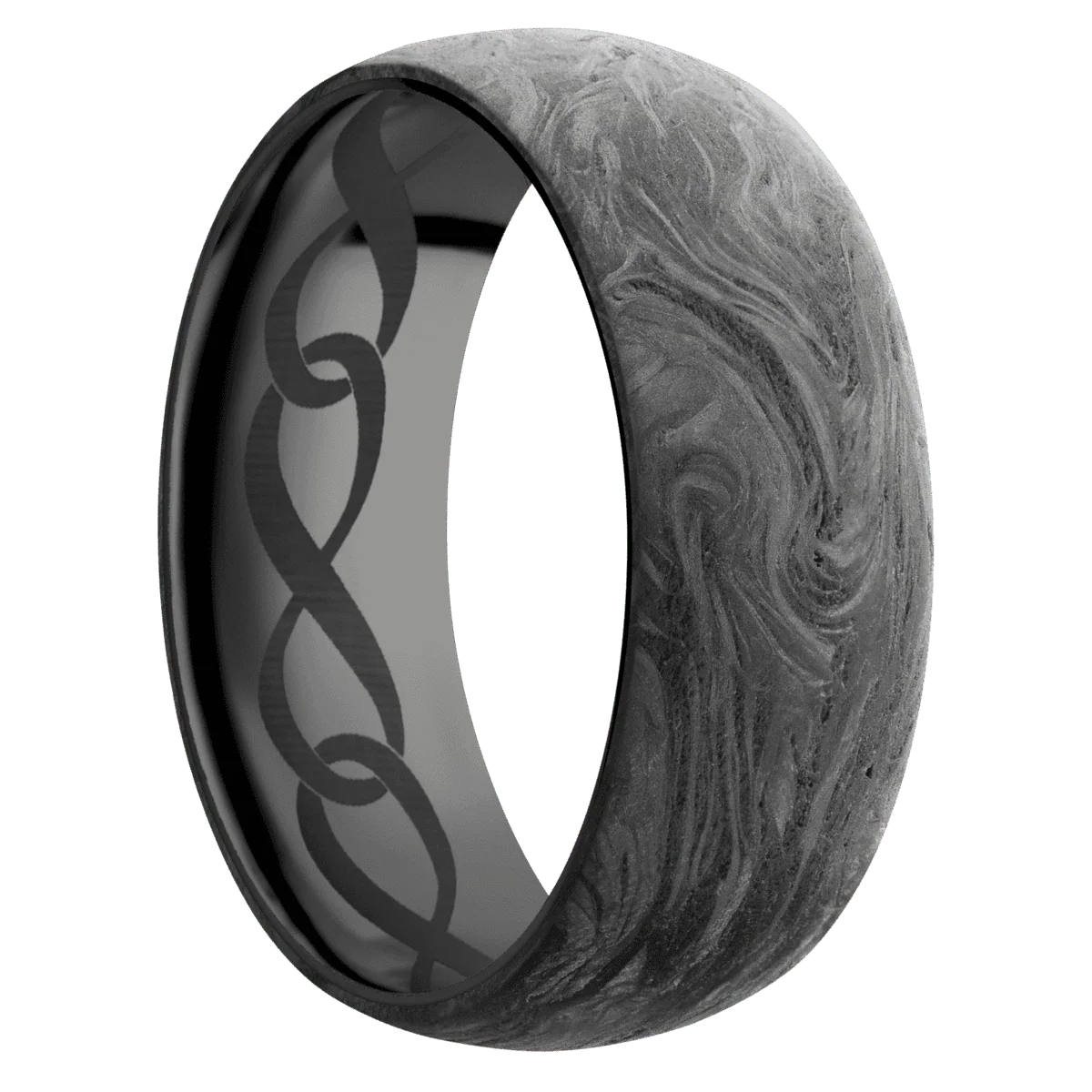Forged Carbon Fiber + None Finish + Zirconium