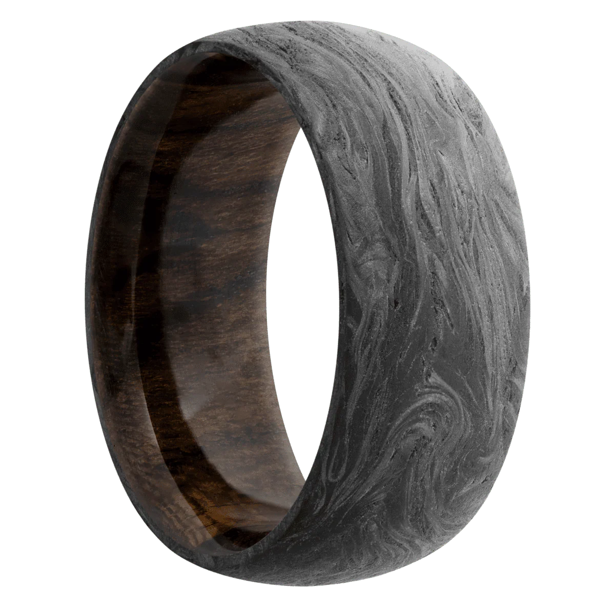 Forged Carbon Fiber + None Finish + Ziricote