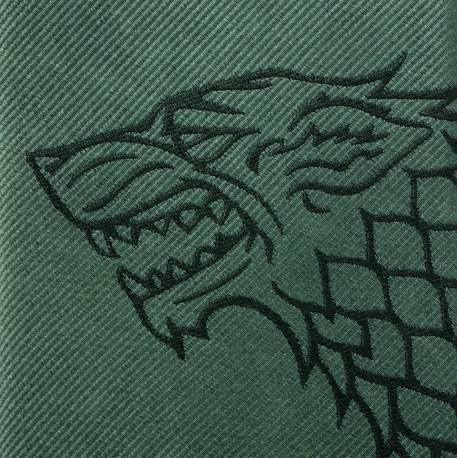 Game of Thrones Stark Direwolf Green Men's Tie - Image 5