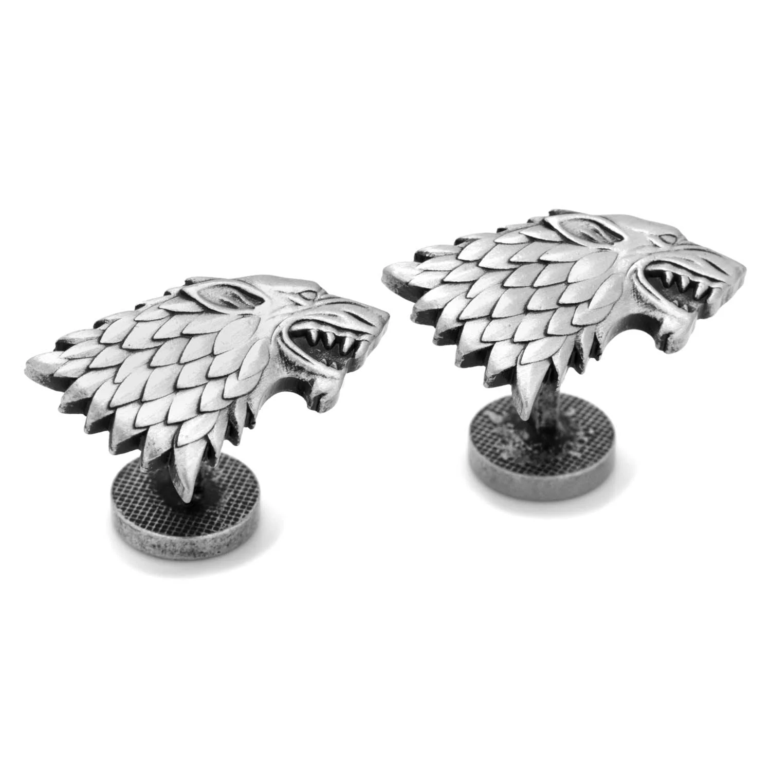Game of Thrones Stark Direwolf Sigil Cufflinks - Image 2