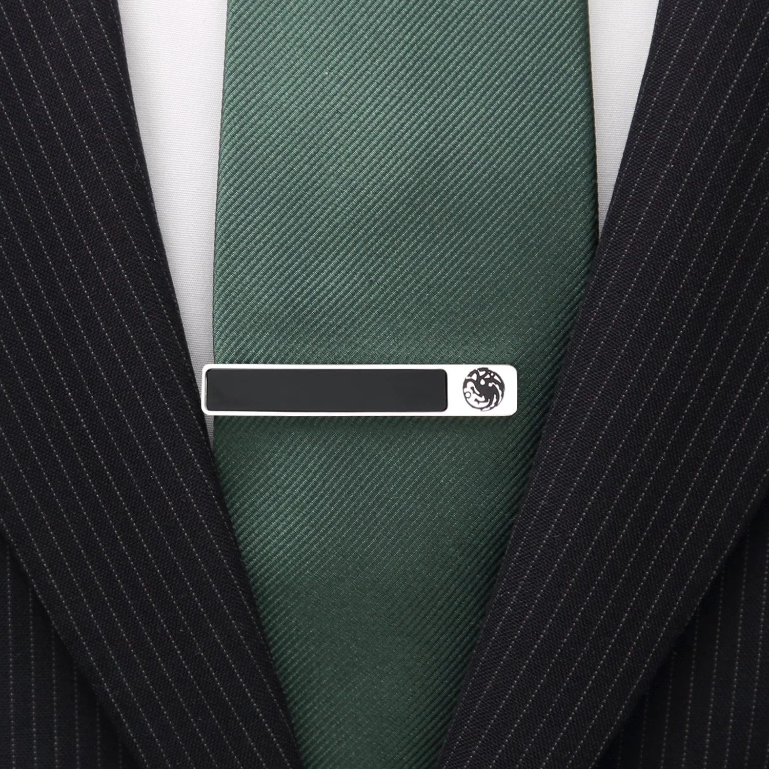 Game of Thrones Targaryen Onyx Tie Clip - Image 2