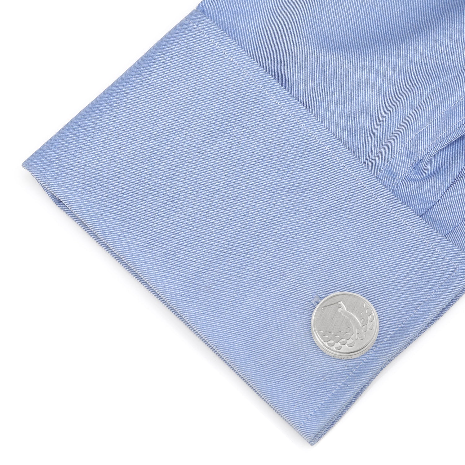 Golf Fore Silver Cufflinks - Image 4