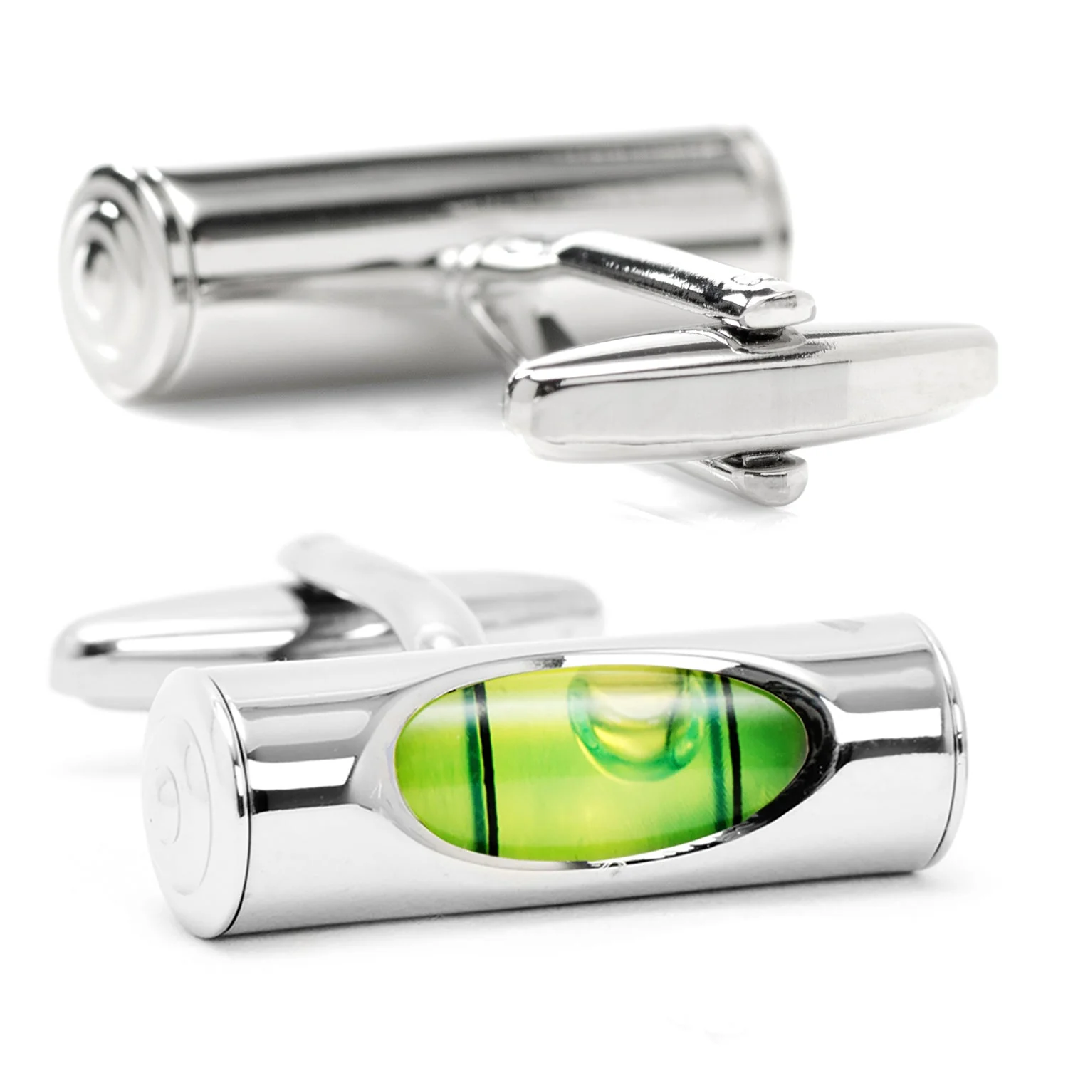 Green Level Cufflinks - Image 3