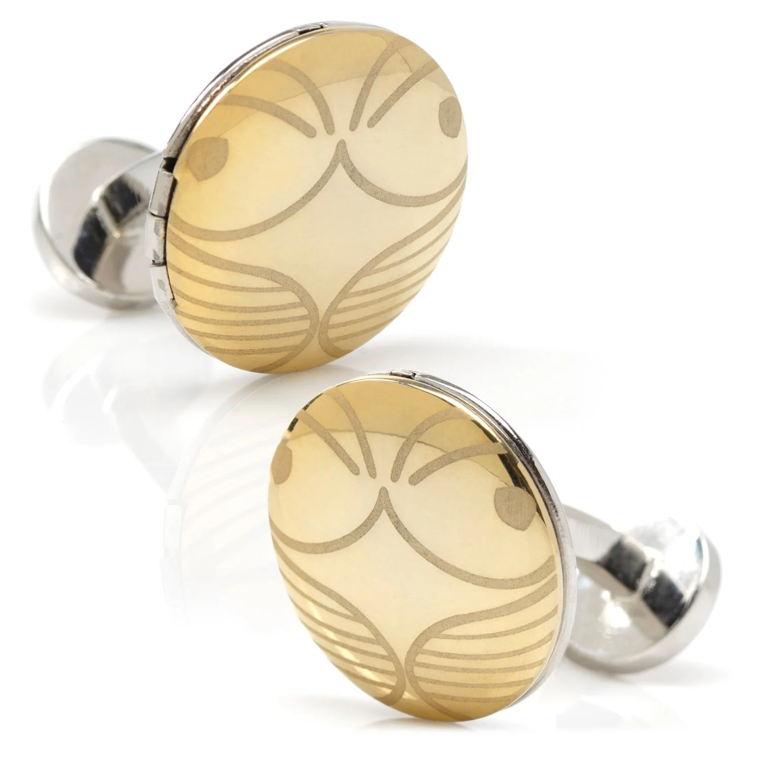Harry Potter Golden Snitch Hidden Deathly Hallows Locket Cufflinks - Image 3