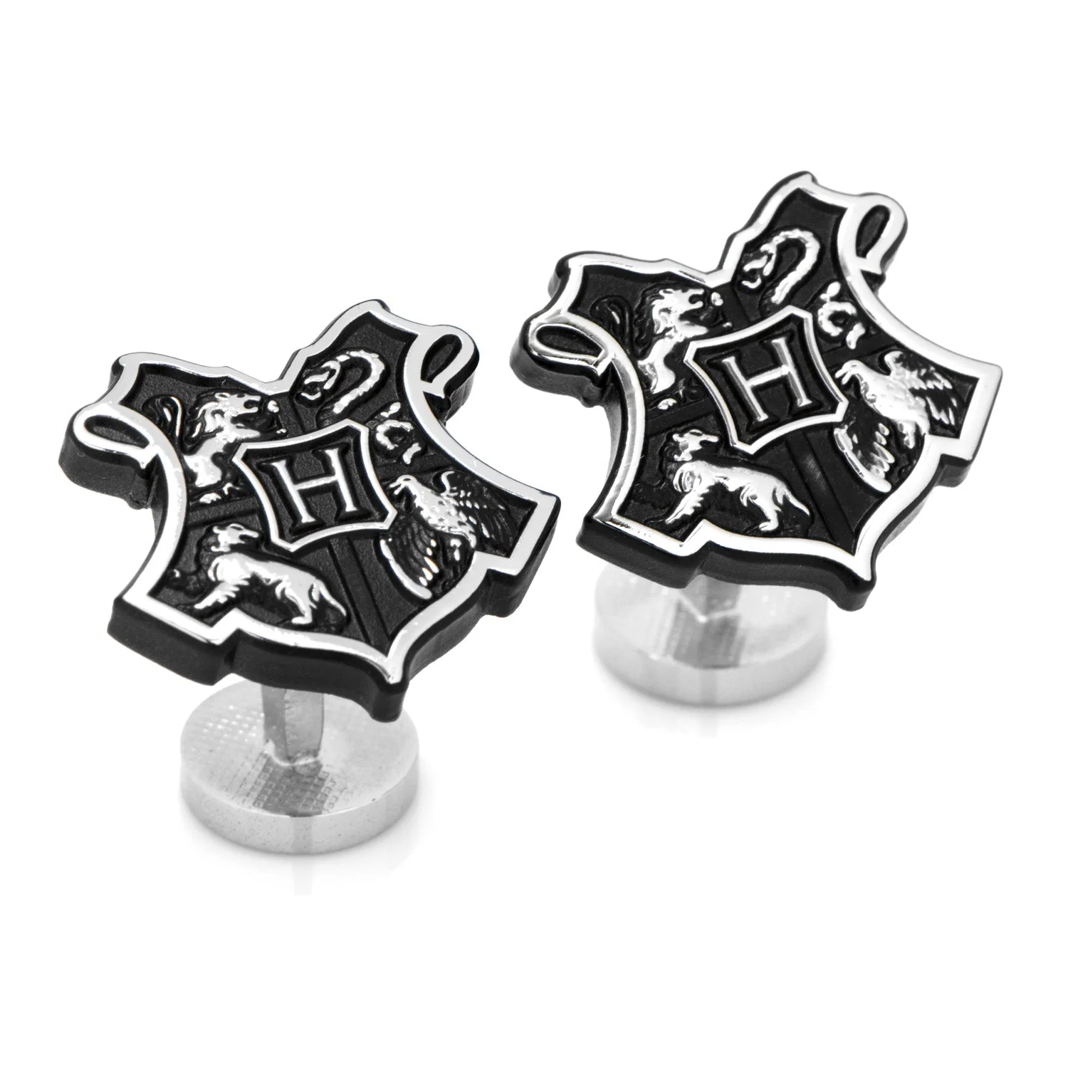Harry Potter Hogwarts 3D Crest Cufflinks - Image 2