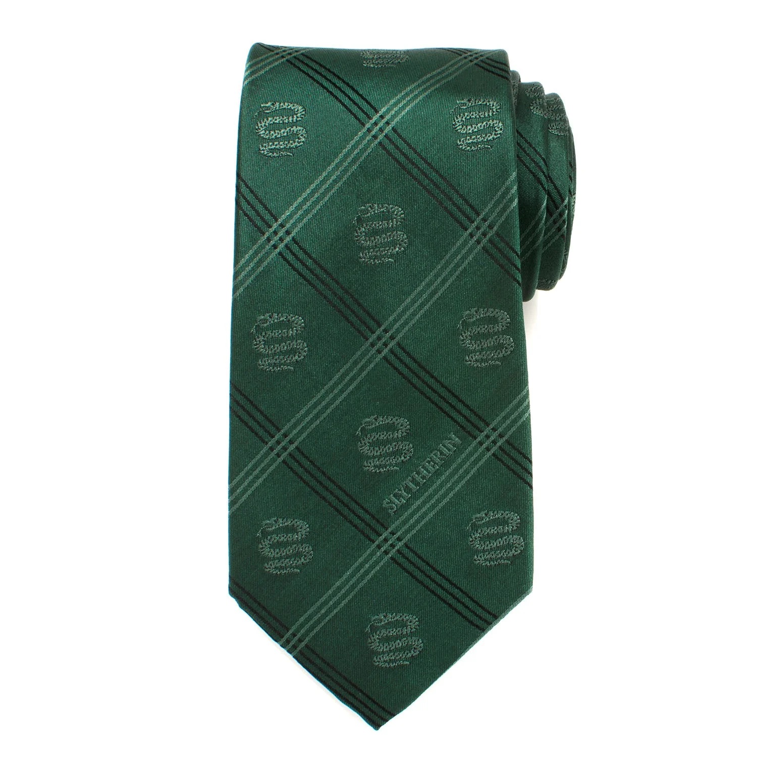 Harry Potter Slytherin Plaid Tie - Image 3