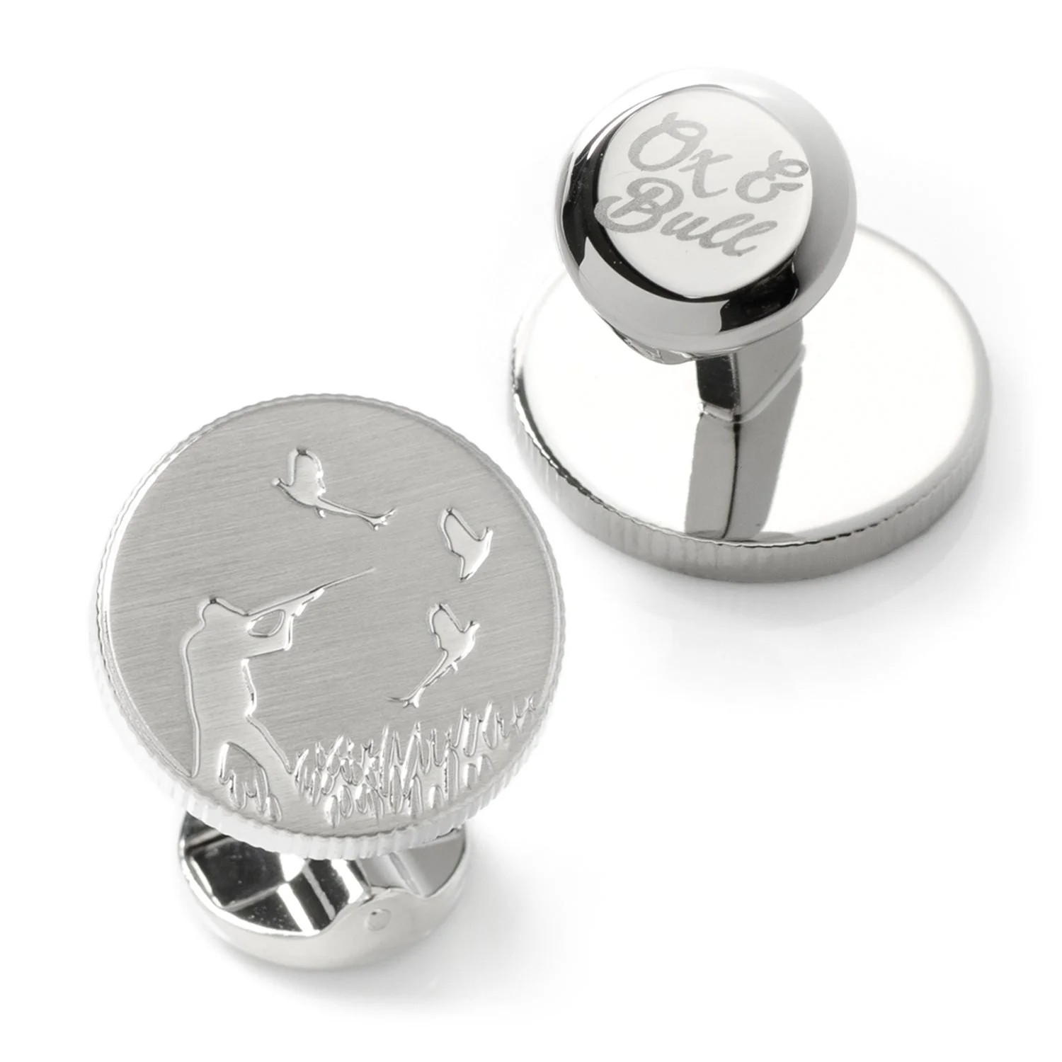 Hunter Silver Cufflinks - Image 2