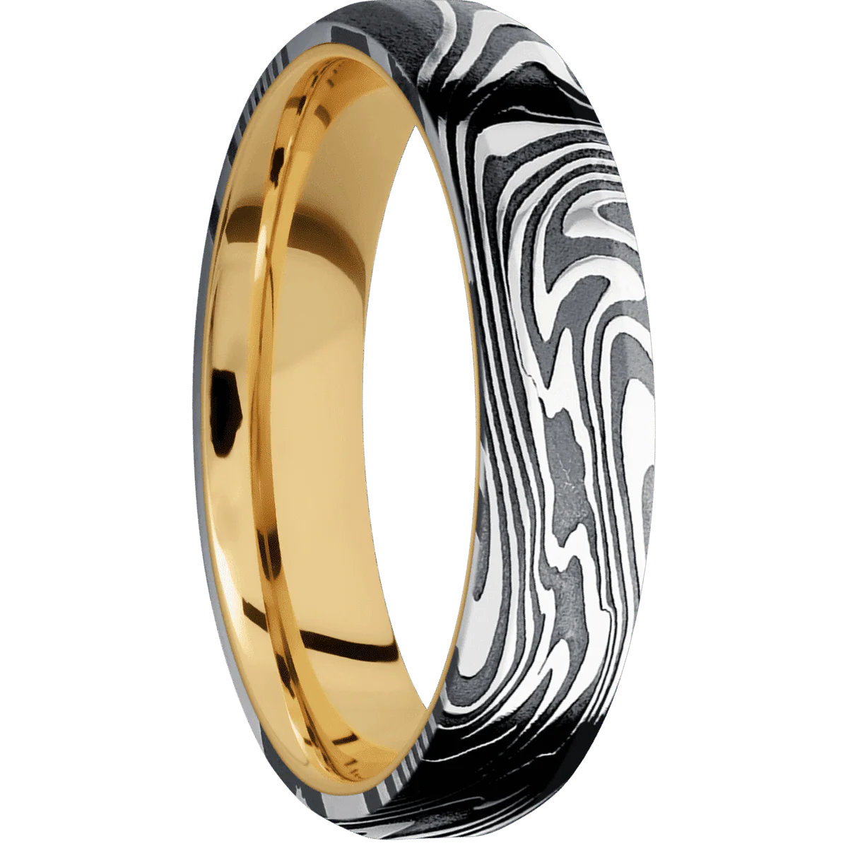 Kinetic + Acid Finish + 10K Yellow Gold