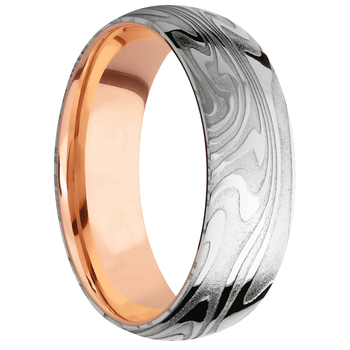 Kinetic + Polish Finish + 14K Rose Gold