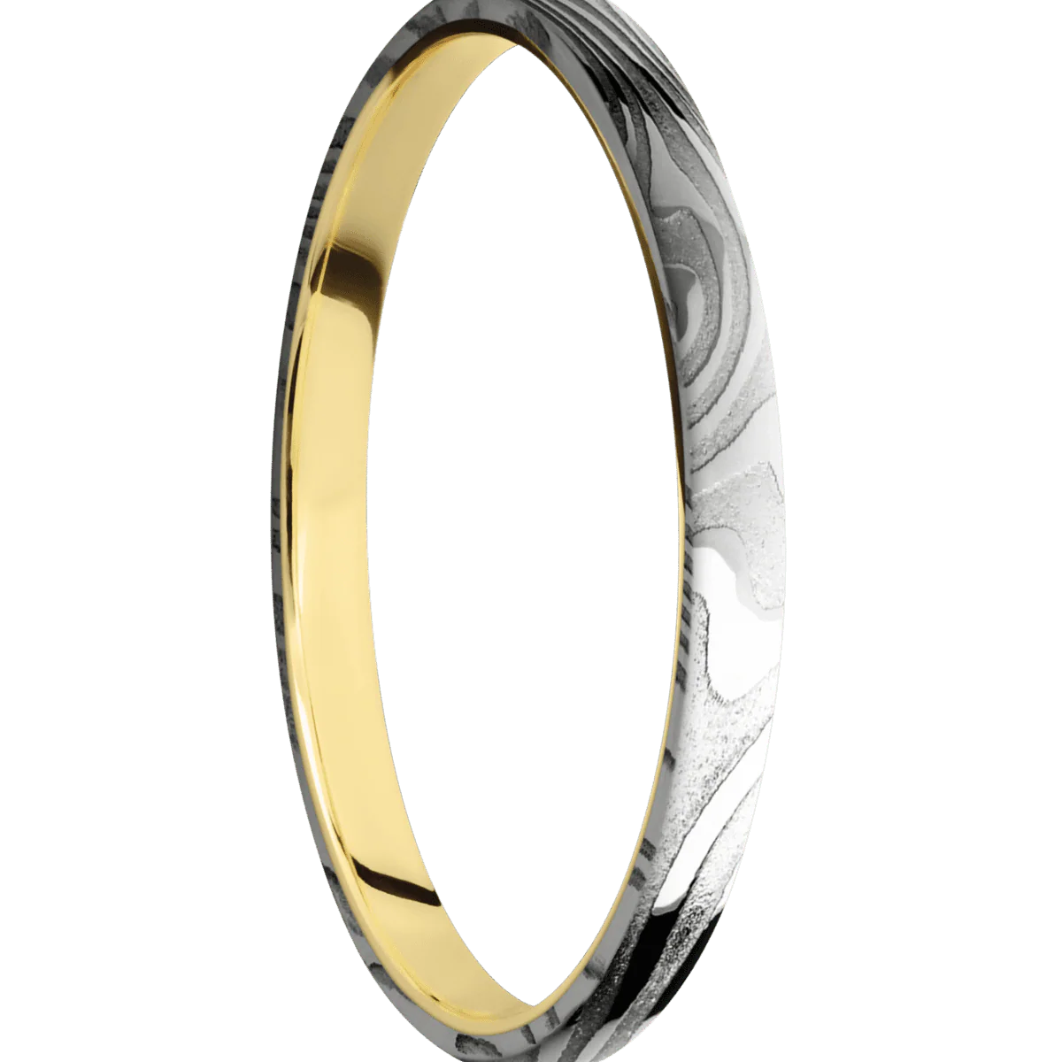 Kinetic + Polish Finish + 14K Yellow Gold