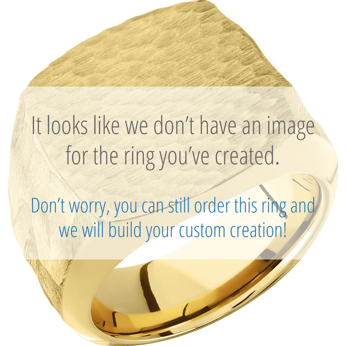 Large Cushion signet ring (18x18mm) in 18K Yellow Gold, with a Wide style band, a Tigers Eye inlay. - Image 2