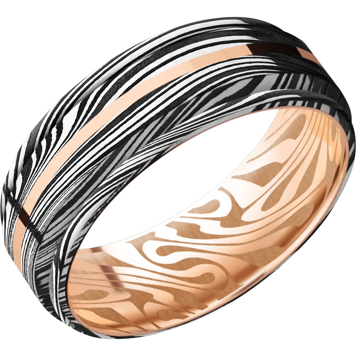 Marble + Acid Finish + 14K Rose Gold - Image 2