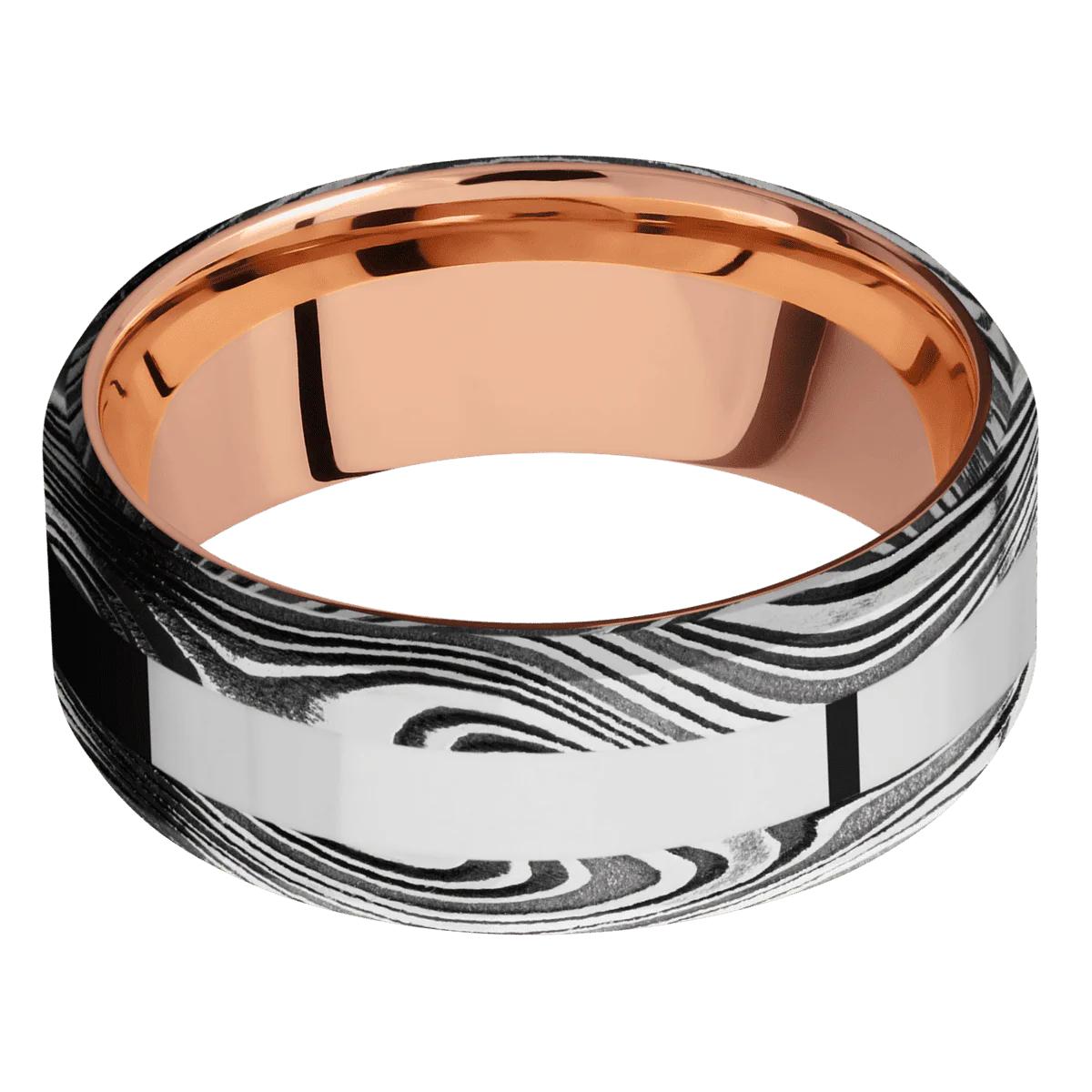 Marble + Acid Finish + 14K Rose Gold - Image 3