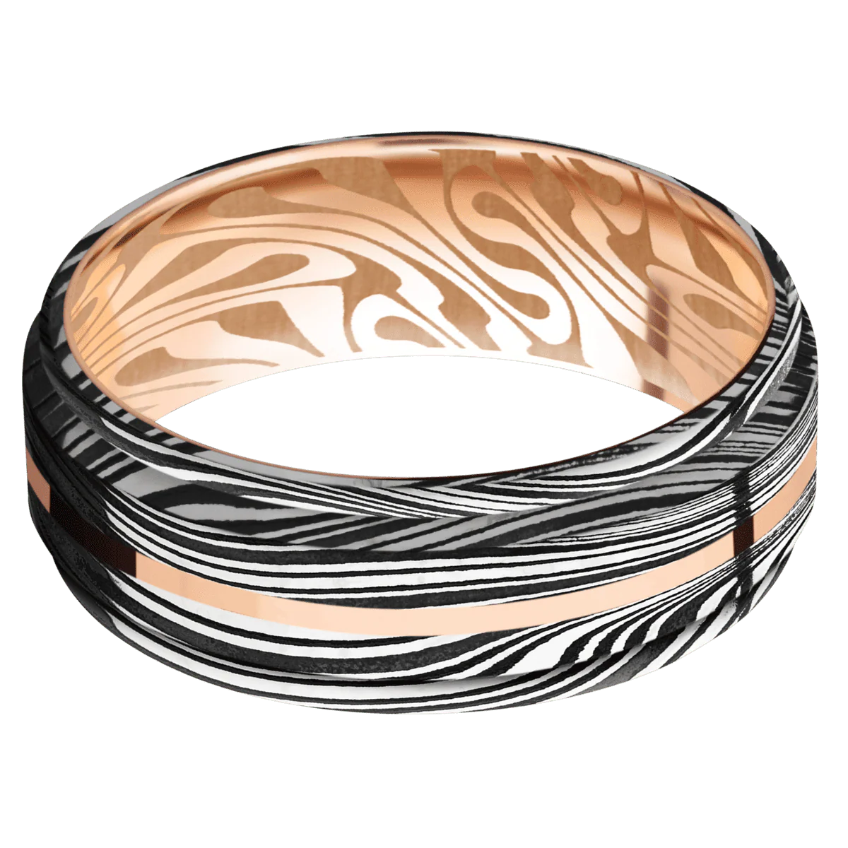 Marble + Acid Finish + 14K Rose Gold - Image 3