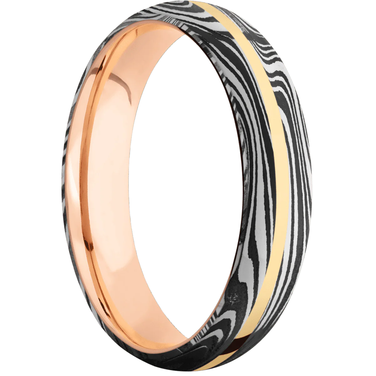Marble + Acid Finish + 14K Rose Gold