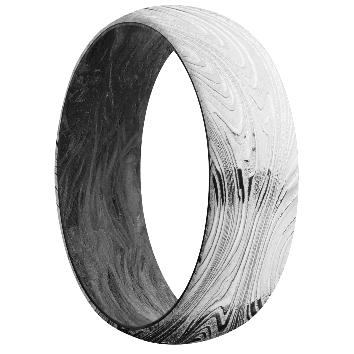 Marble + Polish Finish + Forged Carbon Fiber
