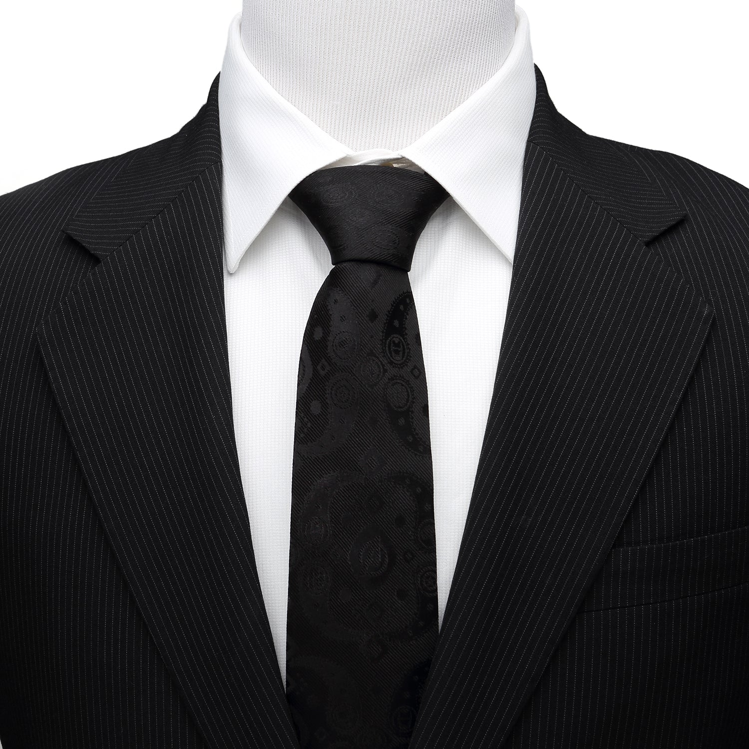 Marvel Avengers Paisley Icons Print Black Tie - Image 2