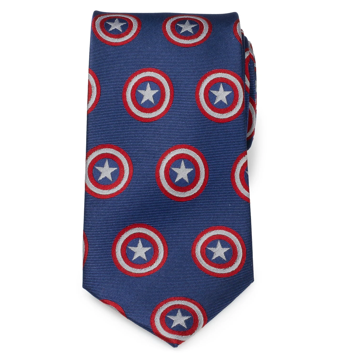Marvel Captain America Hidden Message Blue Men's Tie - Image 4