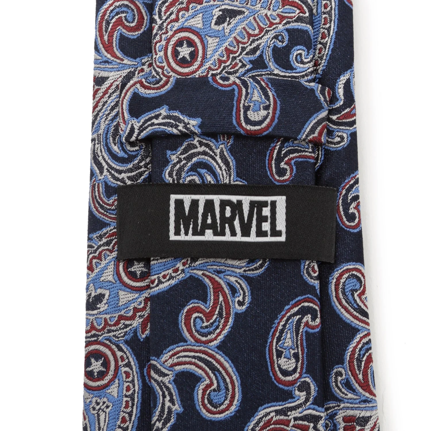 Marvel Captain America Paisley Men's Tie - Image 4