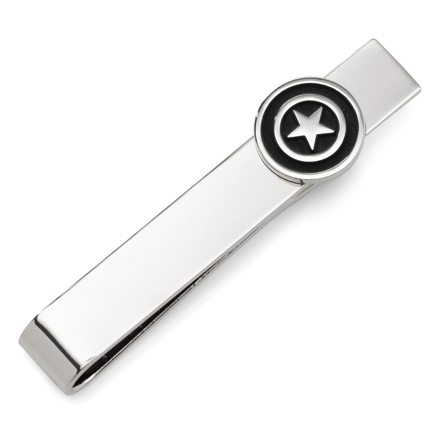 Marvel Captain America Silver Hidden Message Tie Bar - Image 3