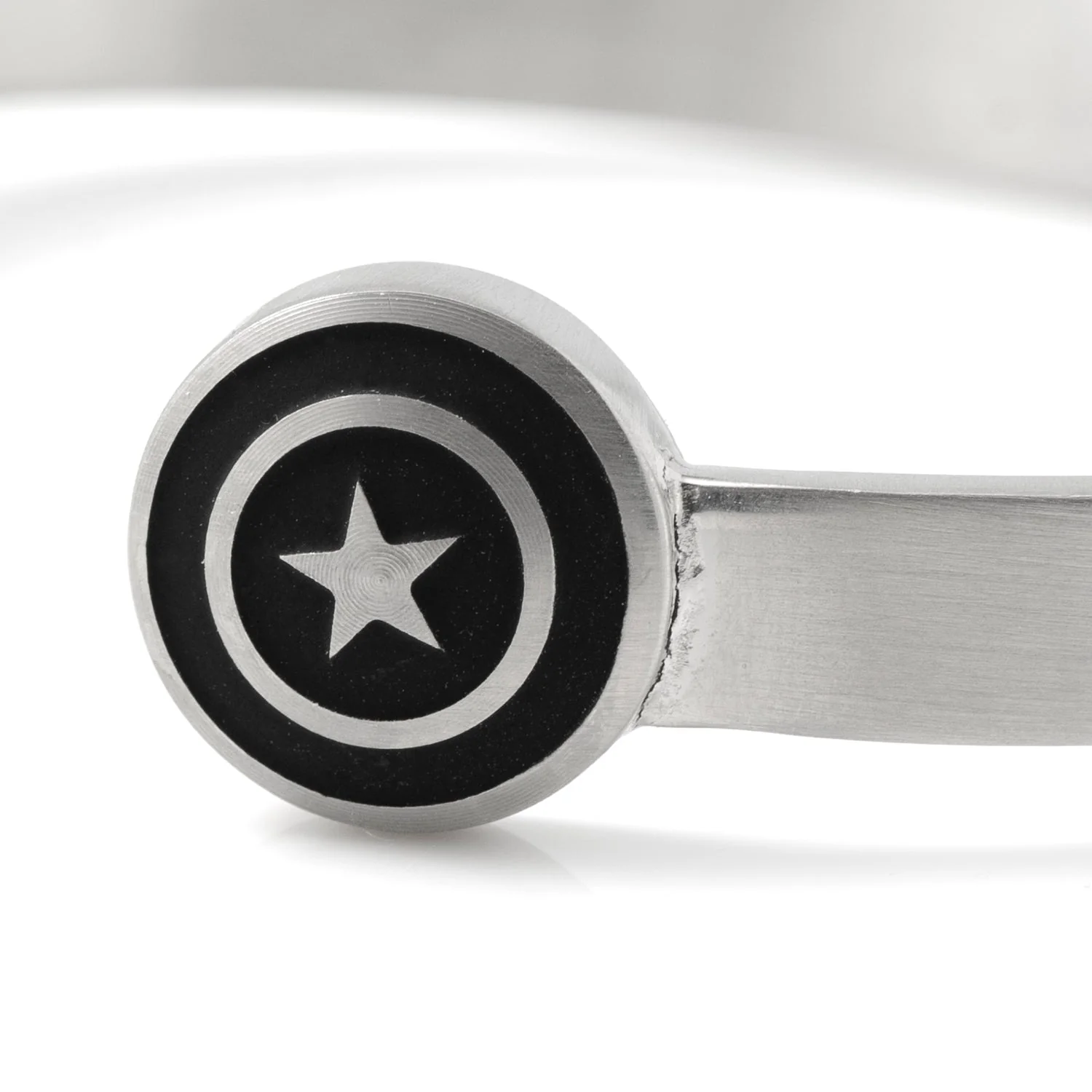 Marvel Captain America Stainless Steel Cuff Bracelet - Image 4