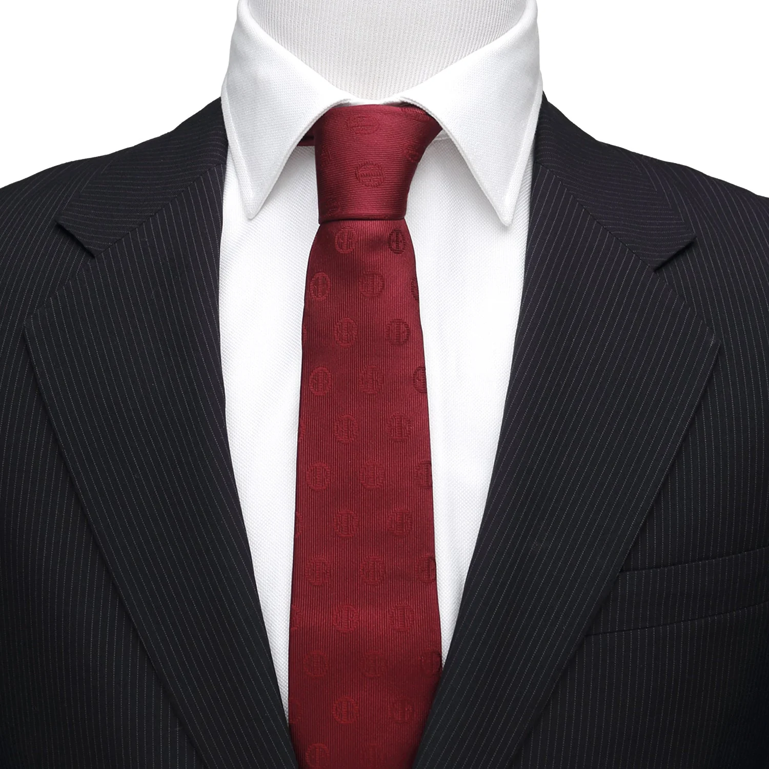 Marvel Deadpool Maroon Men's Tie - Image 2