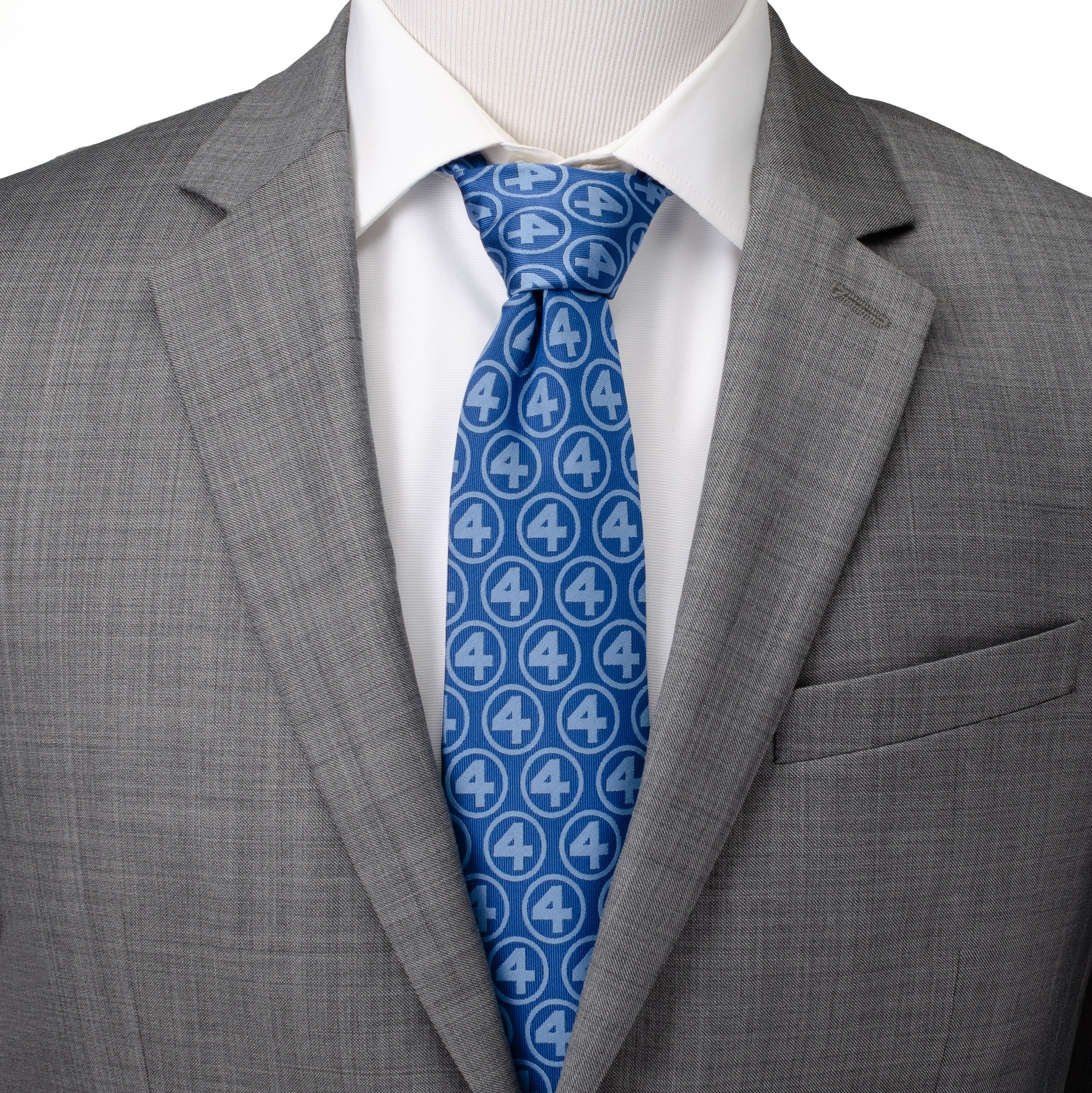 Marvel Fantastic Four Men's Blue Tie - Image 2