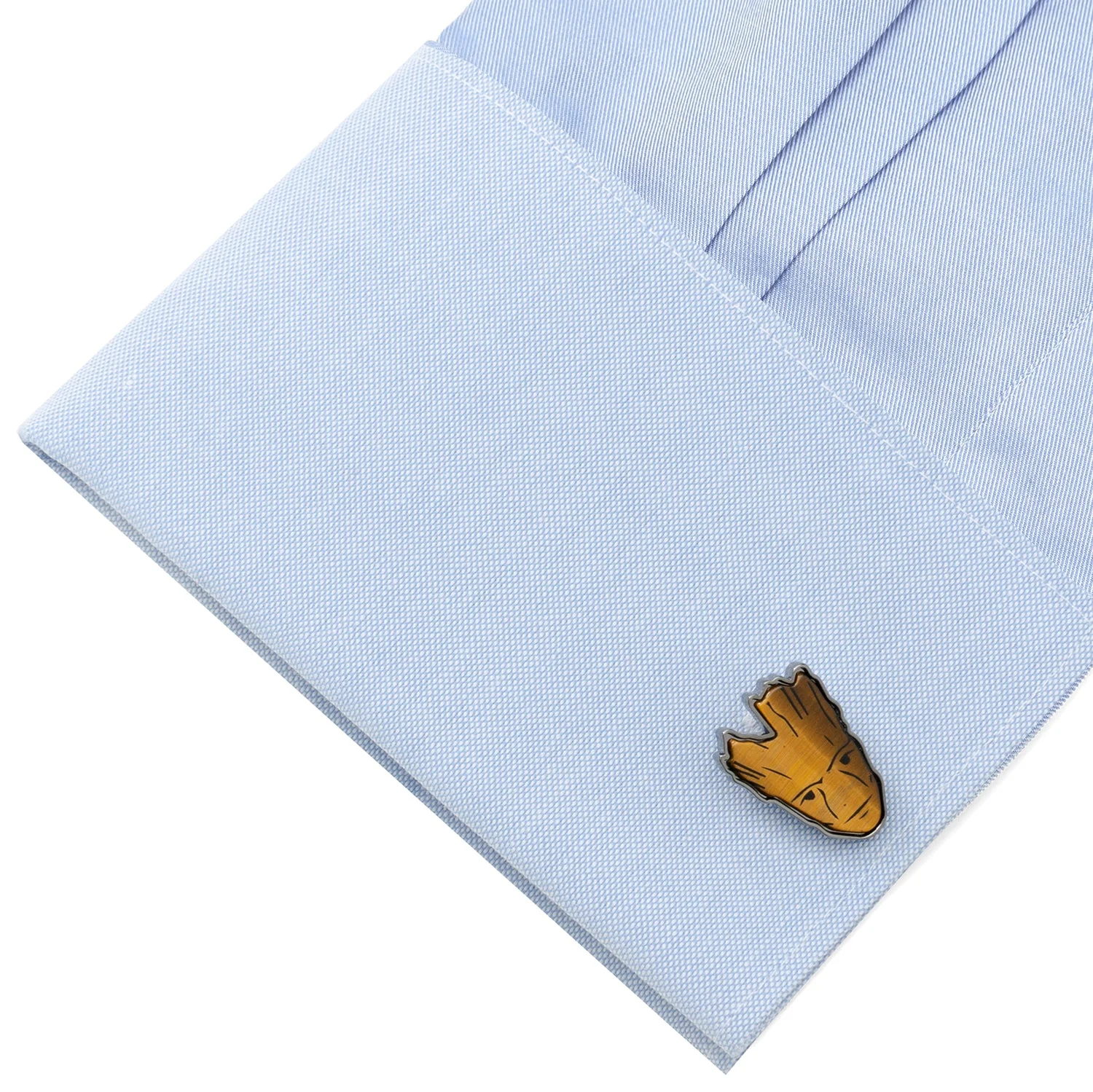 Marvel Guardians of the Galaxy Groot Tigers Eye Cufflinks - Image 3