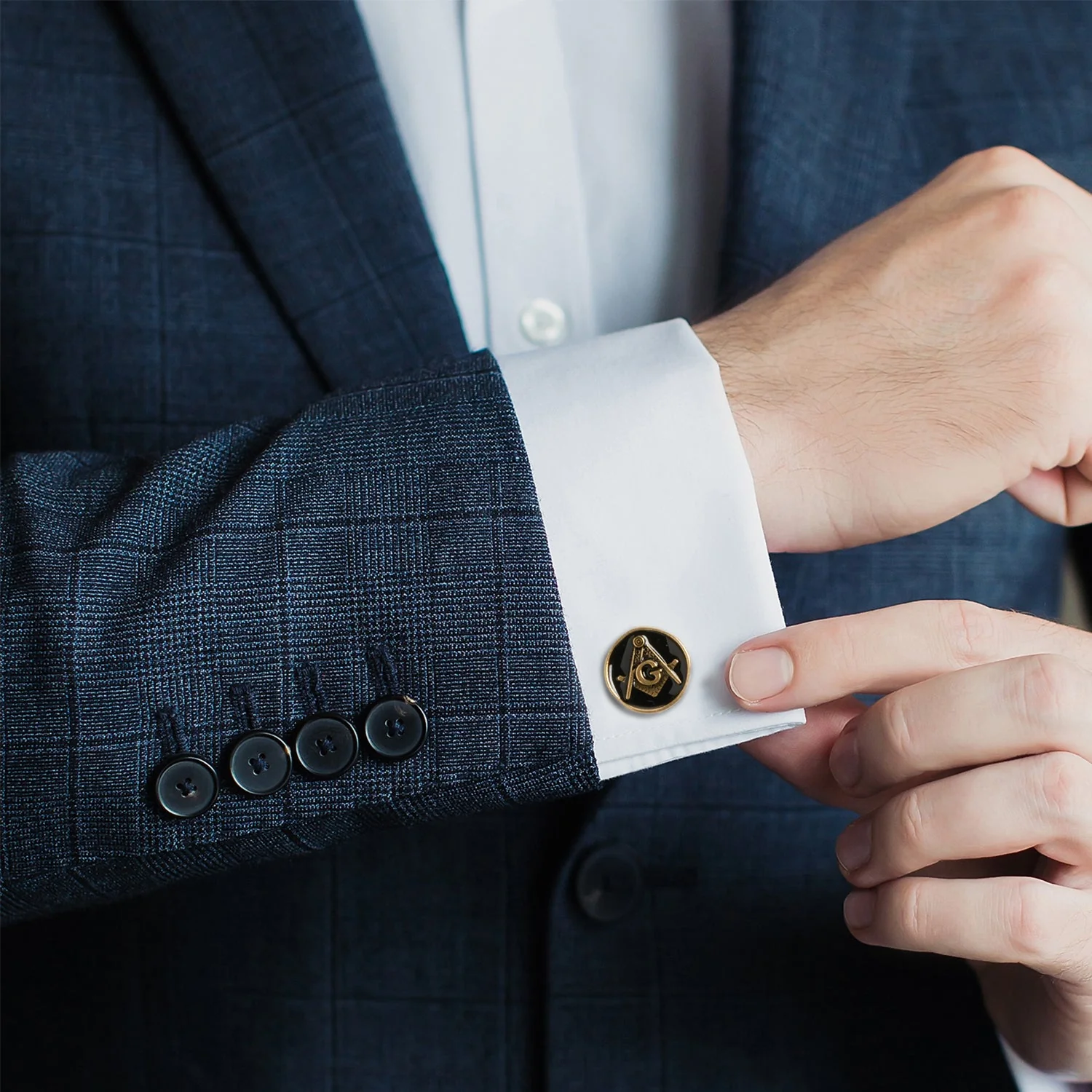 Masonic Lodge Cufflinks - Image 2