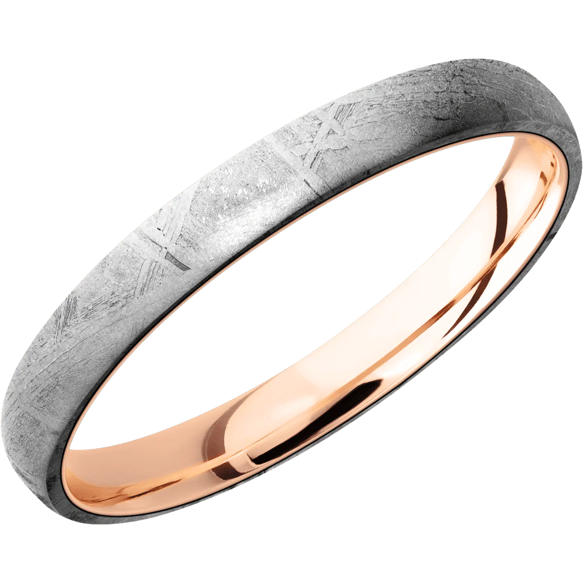 Meteorite + None Finish + 10K Rose Gold - Image 2