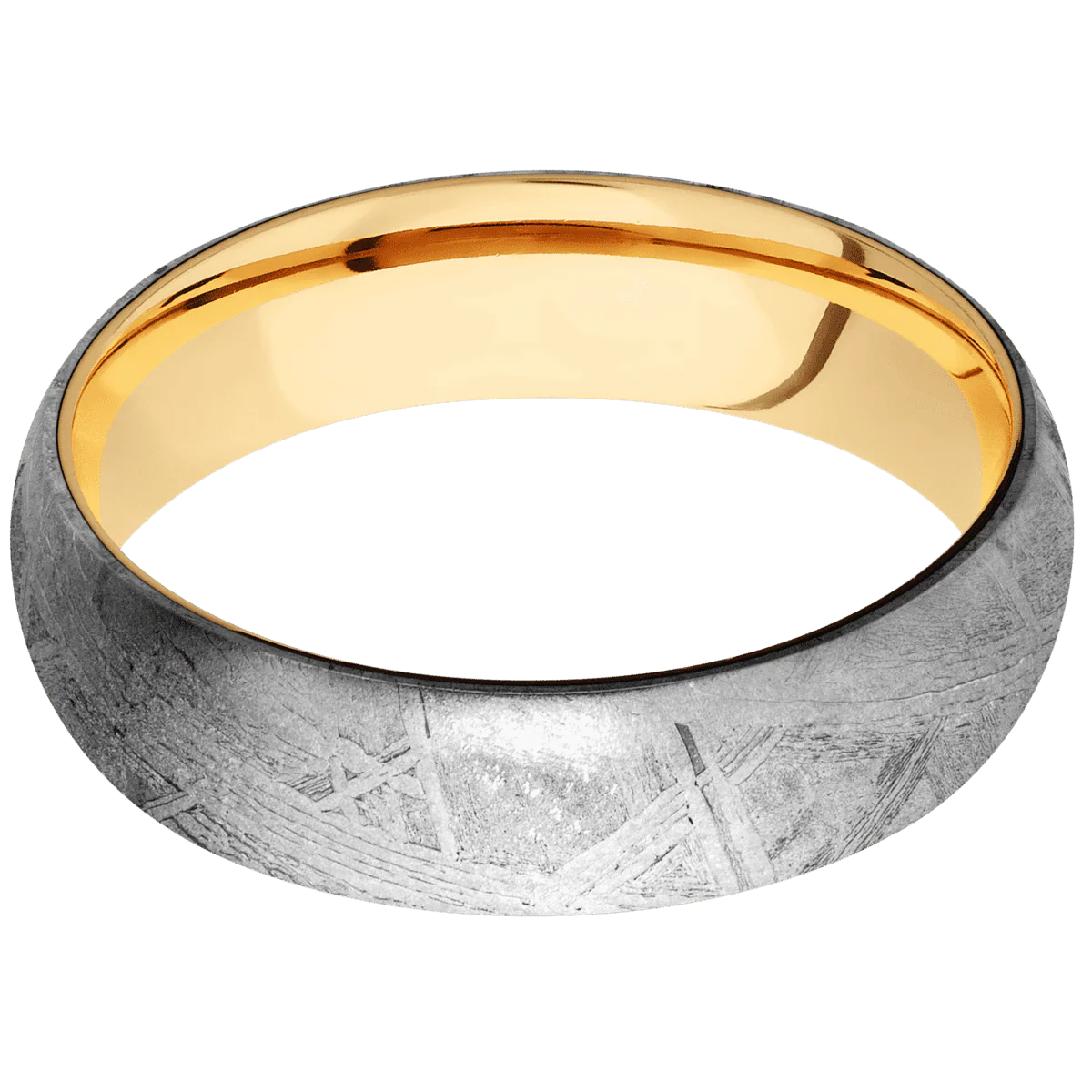Meteorite + None Finish + 10K Yellow Gold - Image 3