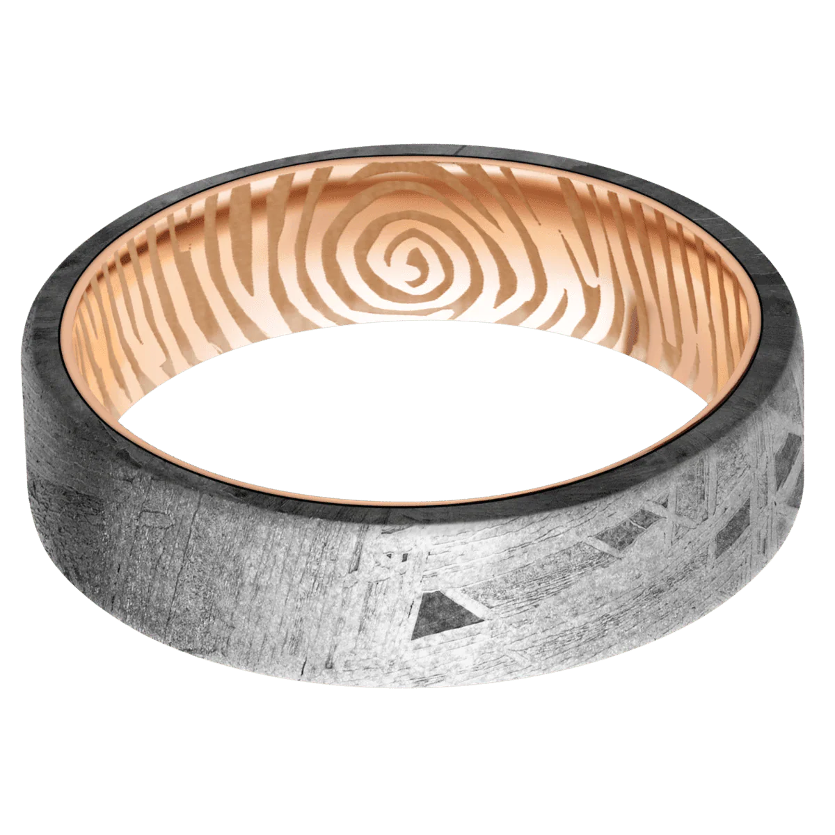 Meteorite + None Finish + 14K Rose Gold - Image 3