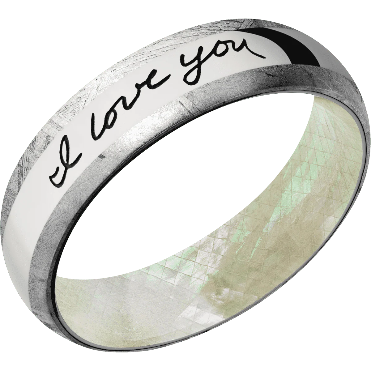 Meteorite + None Finish + Freshwater Mother of Pearl - Image 2