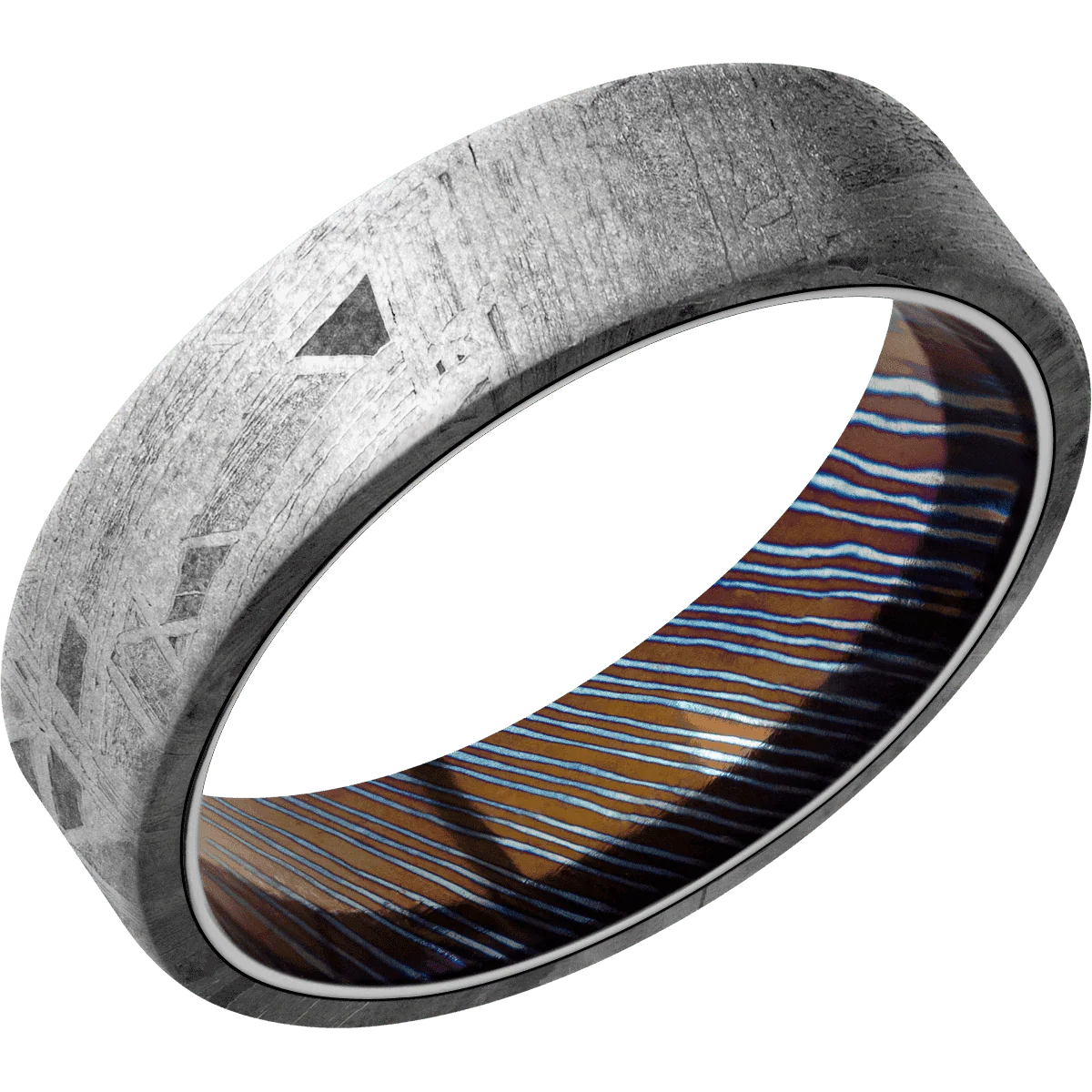 Meteorite + None Finish + Titanium Damascus - Image 2