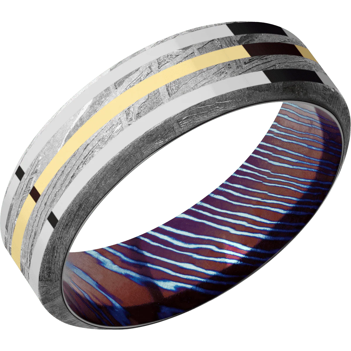Meteorite + None Finish + Titanium Damascus - Image 2