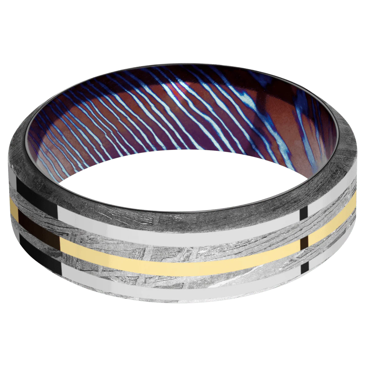 Meteorite + None Finish + Titanium Damascus - Image 3